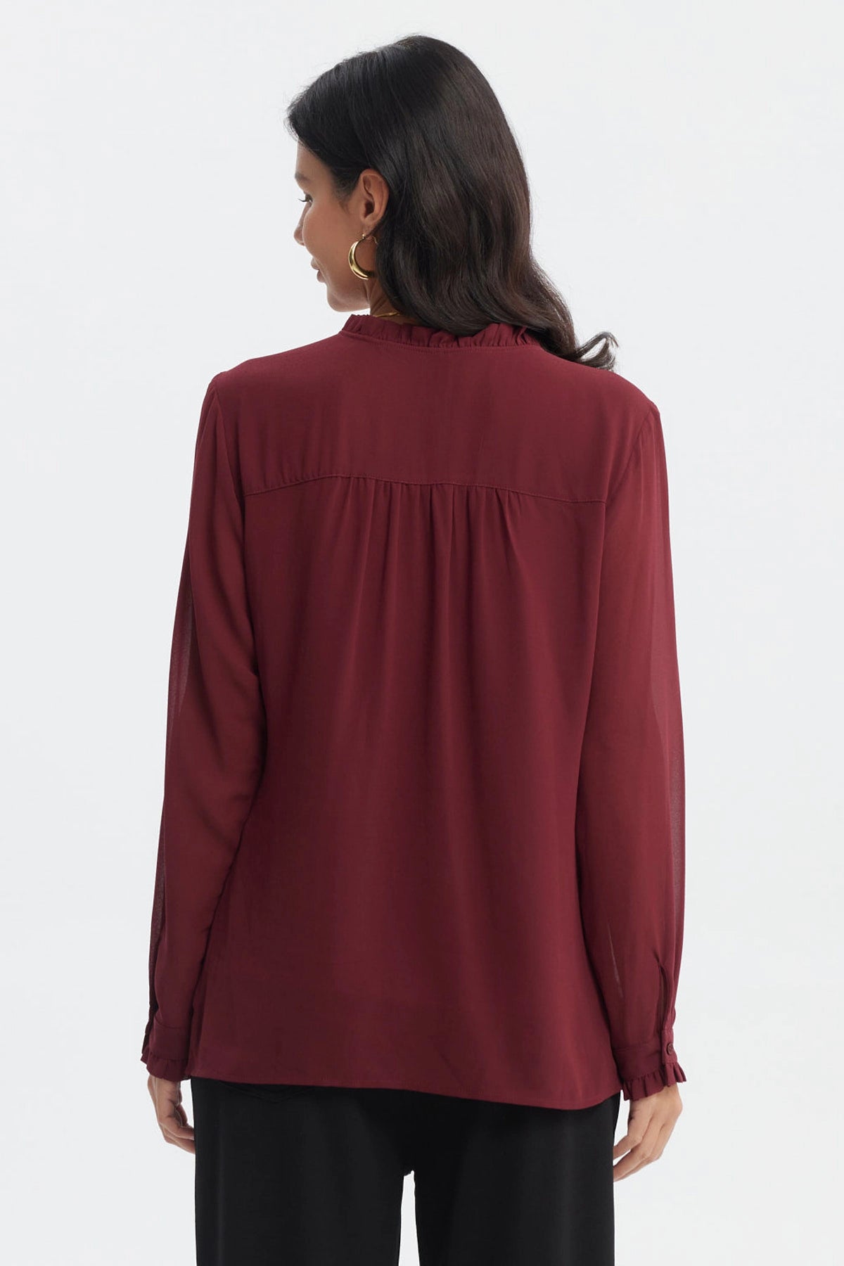 Blusa Mujer Slim Rojo