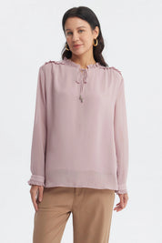 Blusa Mujer Slim Malva