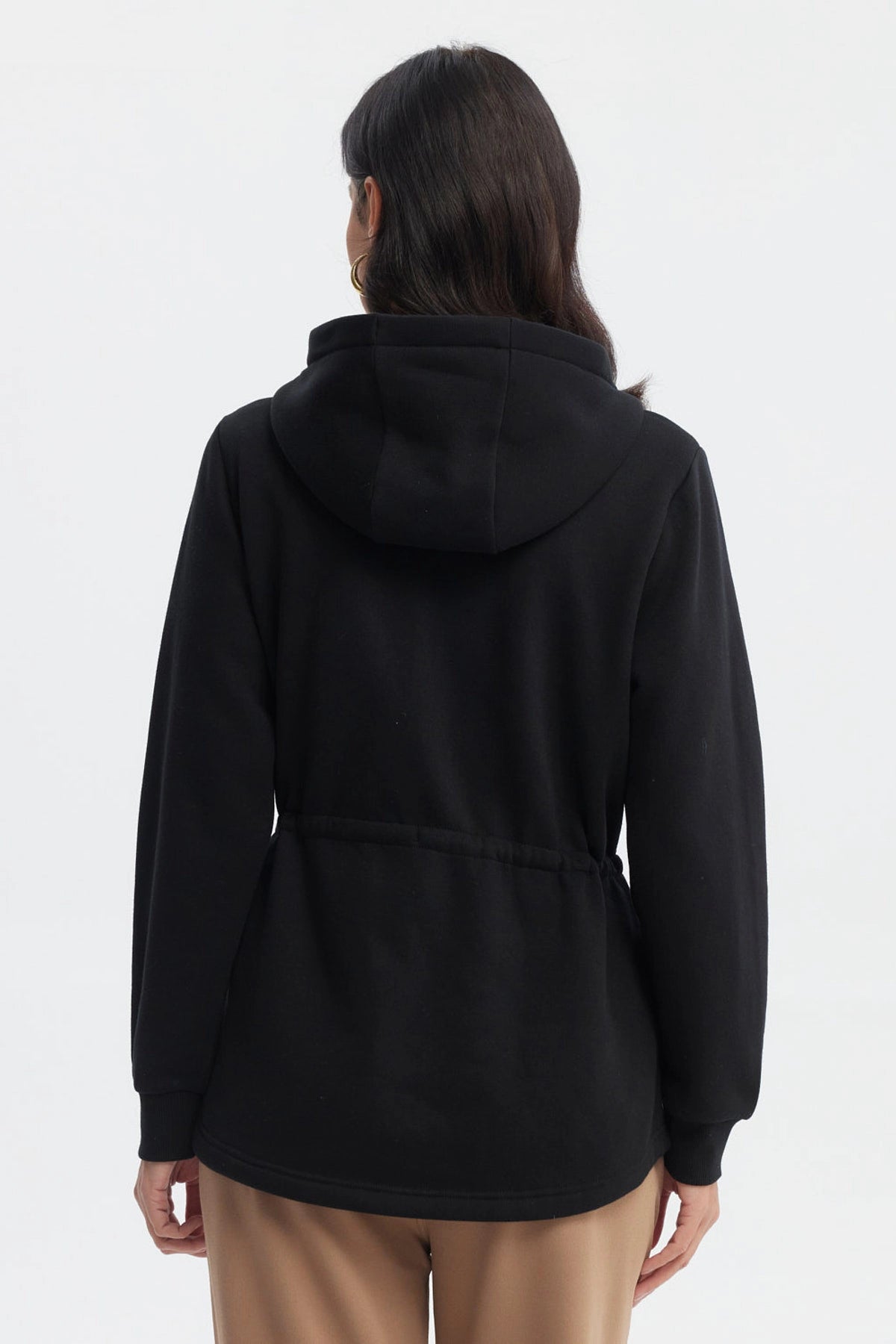 Polerón Mujer Slim Negro