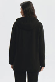 Polar Mujer Peludo Nuevo Negro