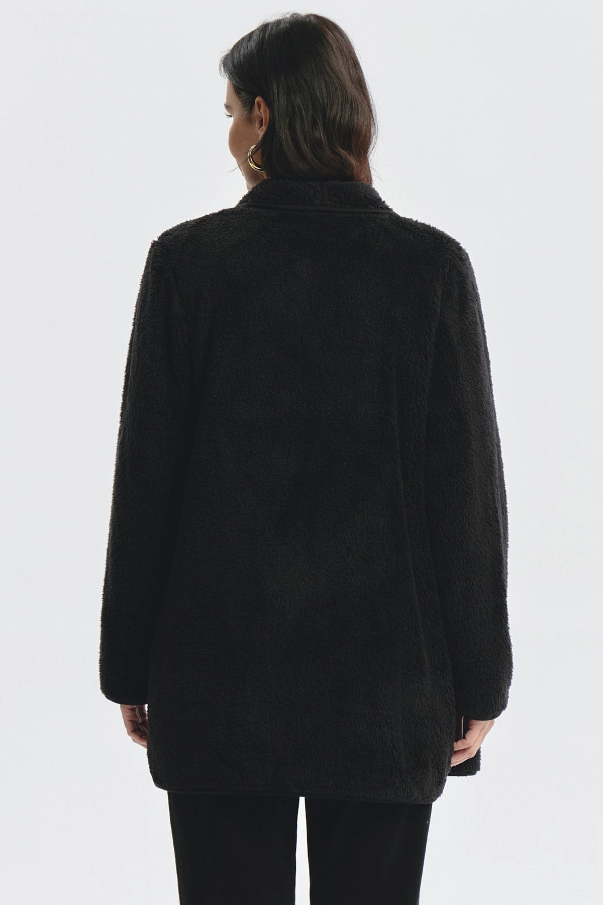 Polar Mujer Full Zipper Negro