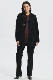 Polar Mujer Full Zipper Negro