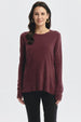 Sweater Mujer Botones Rojo
