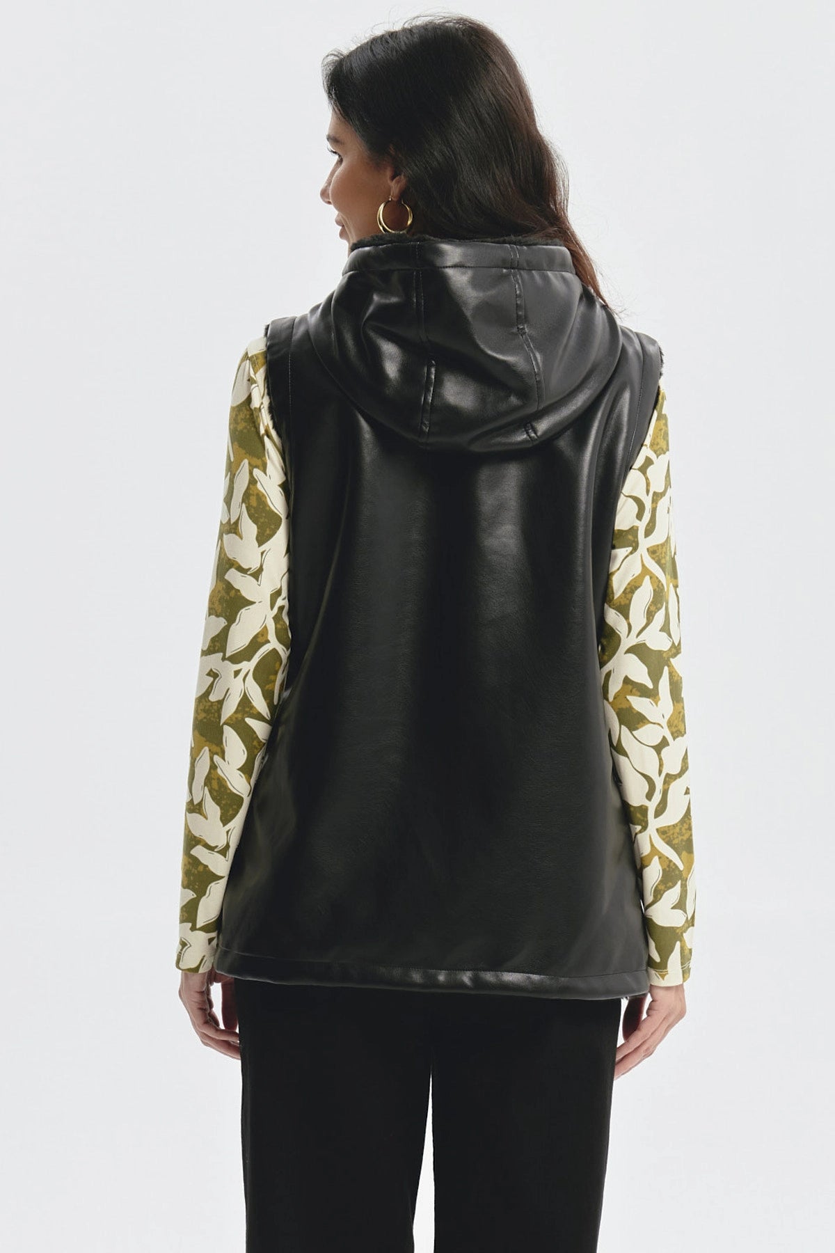 Chaqueta Mujer Slim Reversible Negro