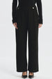 Pantalón Mujer Wide Leg Negro