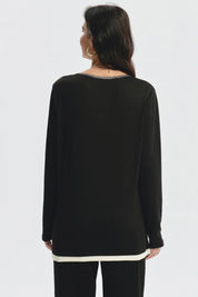 Sweater Mujer Slim Negro