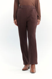 Calza Mujer Slim Café Oscuro