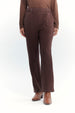Calza Mujer Slim Café Oscuro