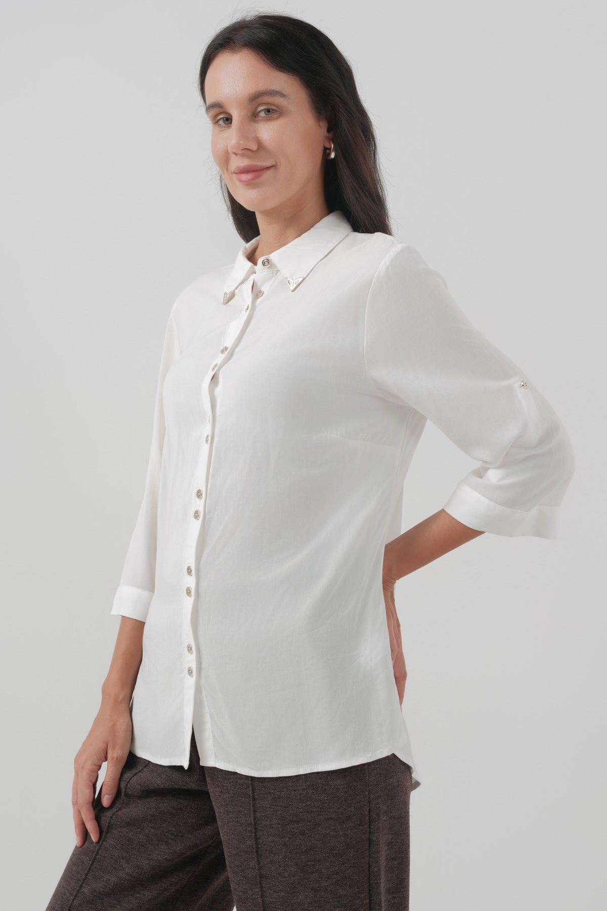 Blusa Regular Mujer Crudo