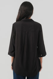 Blusa Regular Mujer Negro