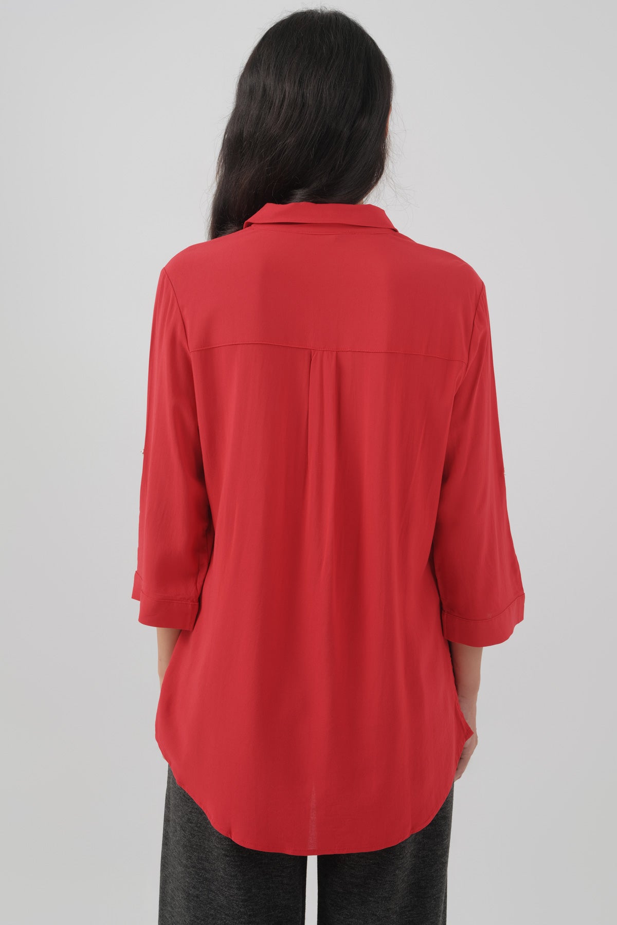 Blusa Regular Mujer Rojo