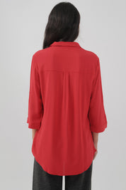 Blusa Regular Mujer Rojo