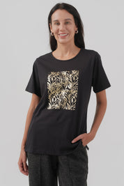 Polera Mujer Regular Negro