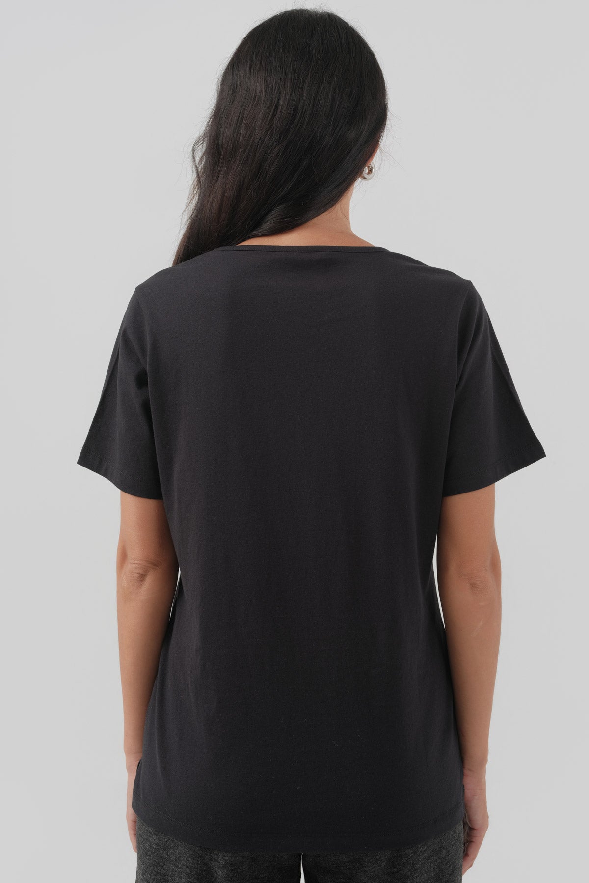 Polera Mujer Regular Negro