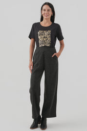 Polera Mujer Regular Negro