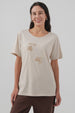 Polera Mujer Regular Beige Claro