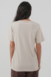 Polera Mujer Regular Beige Claro