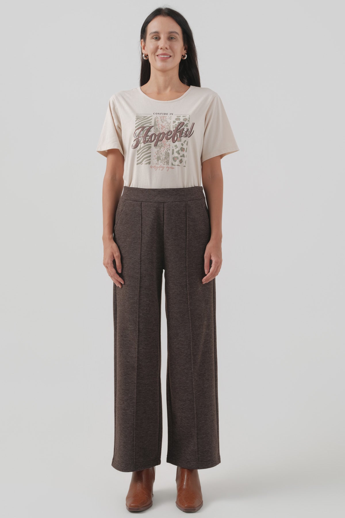 Polera Regular Mujer Beige