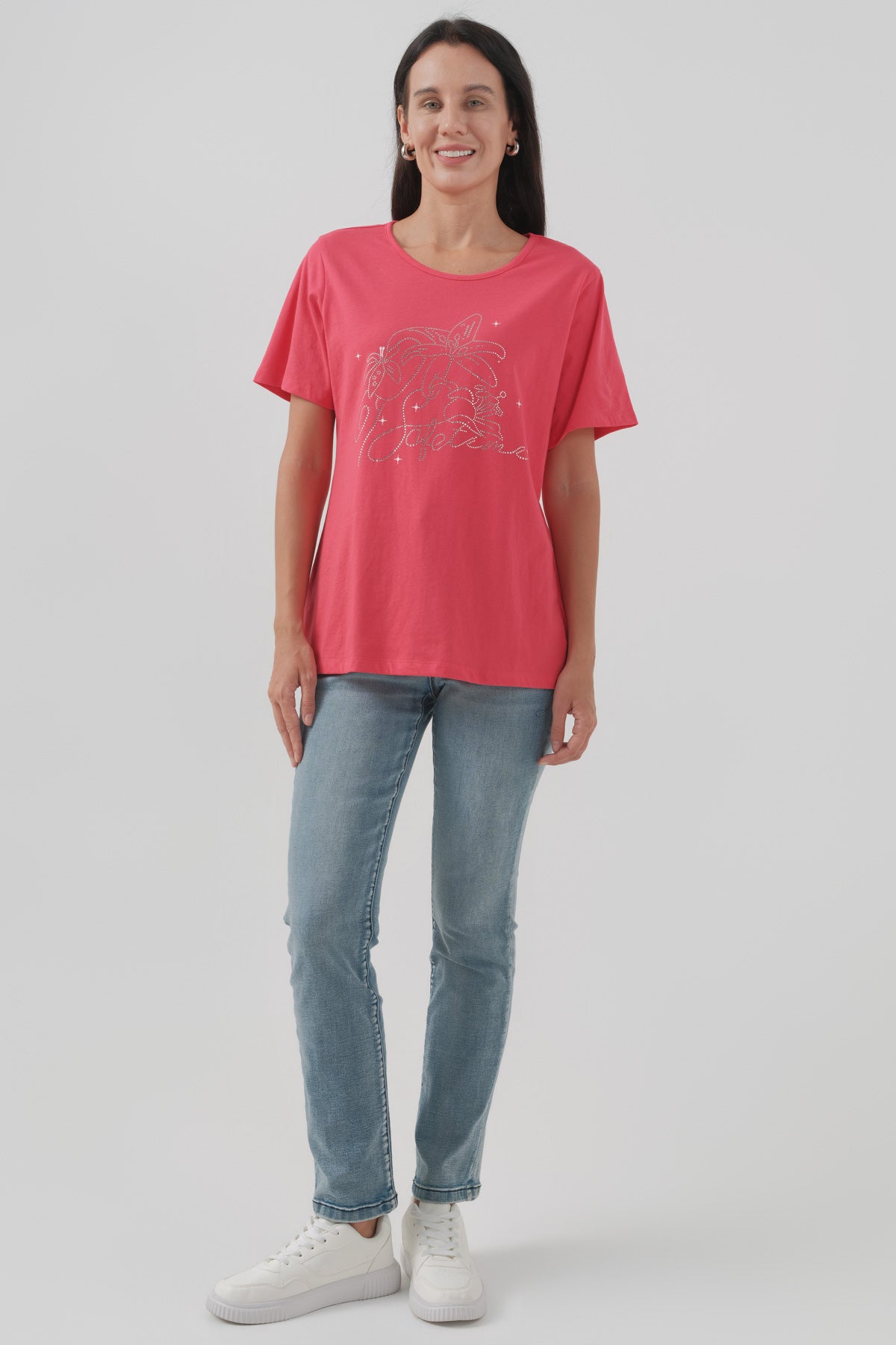 Polera Regular Mujer Rojo