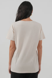 Polera Regular Mujer Beige