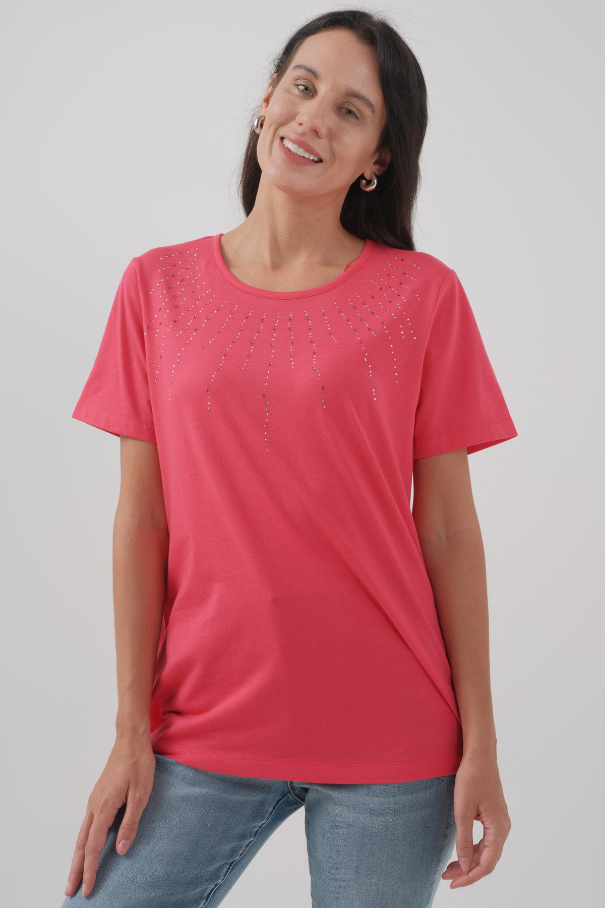Polera Regular Mujer Magenta