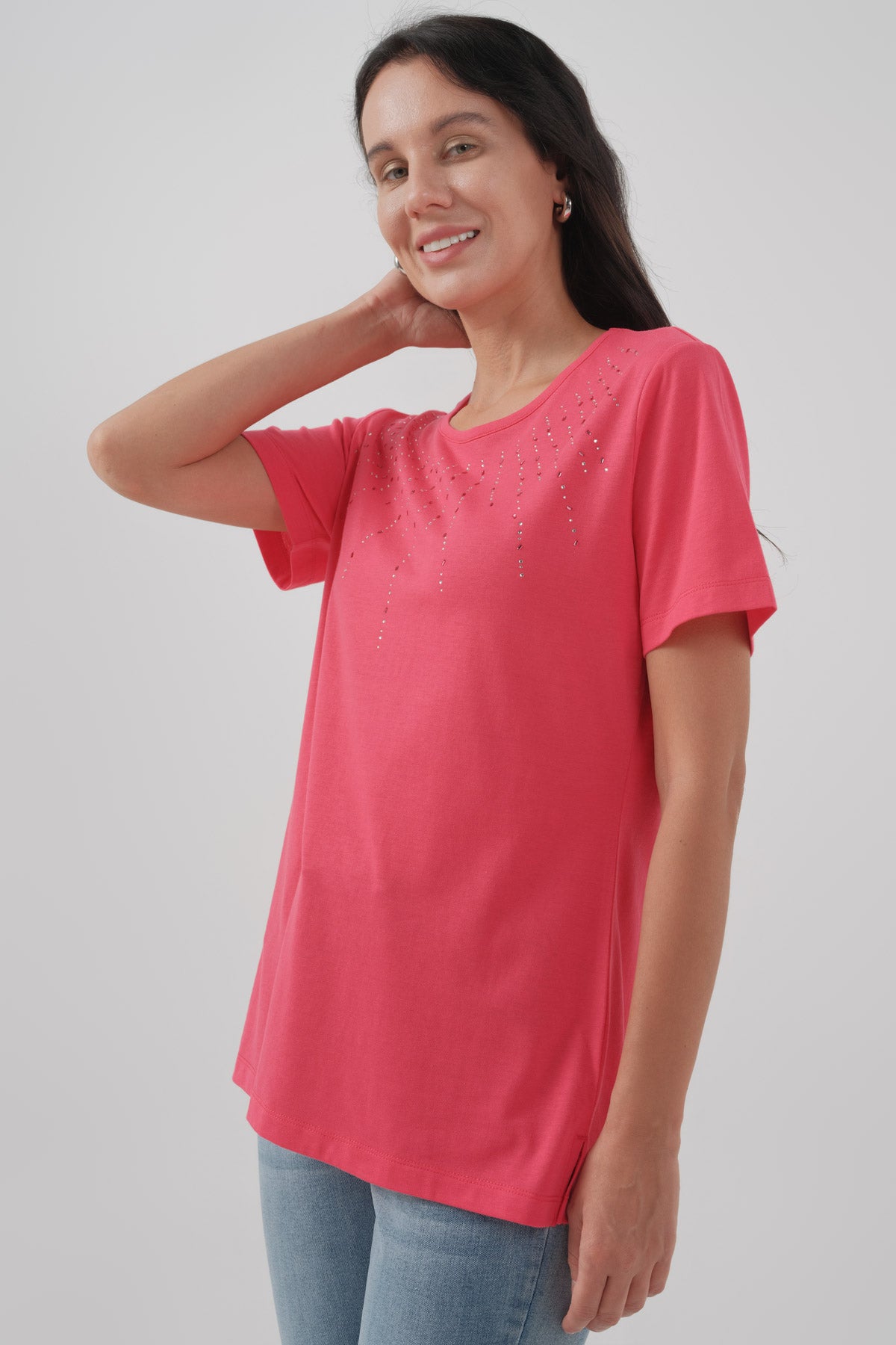 Polera Regular Mujer Magenta