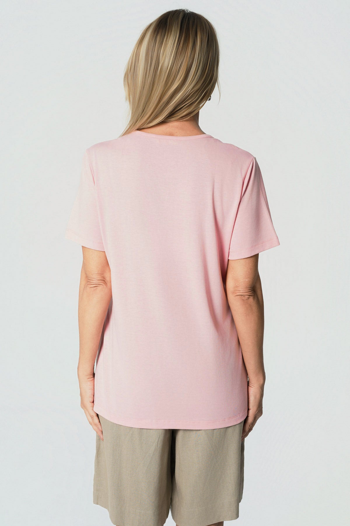 Polera Regular Mujer Palo Rosa