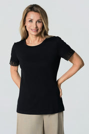 Polera Regular Mujer Negro