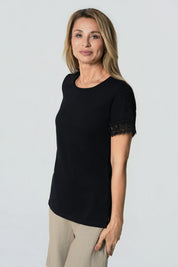 Polera Regular Mujer Negro