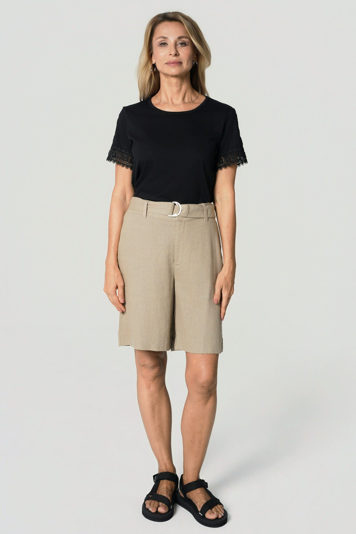 Polera Regular Mujer Negro