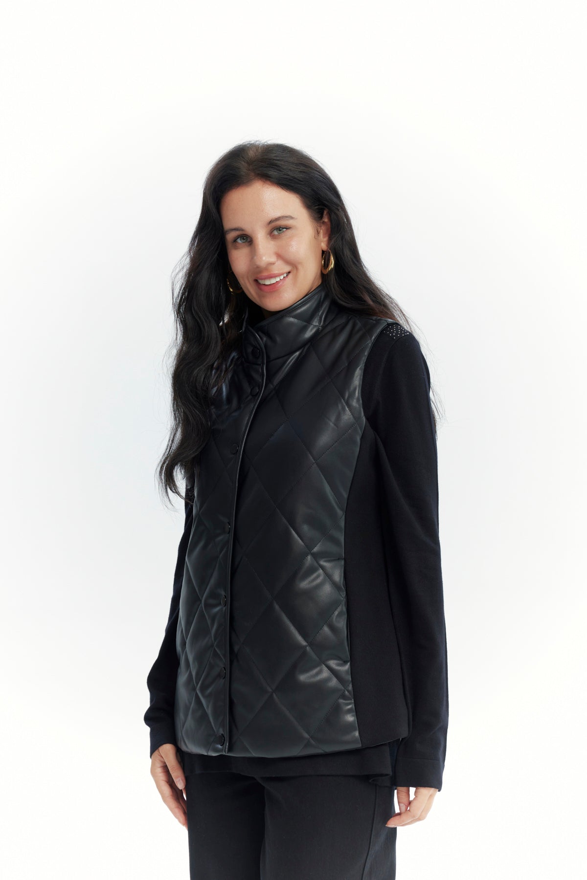 Chaqueta Mujer Regular Negro