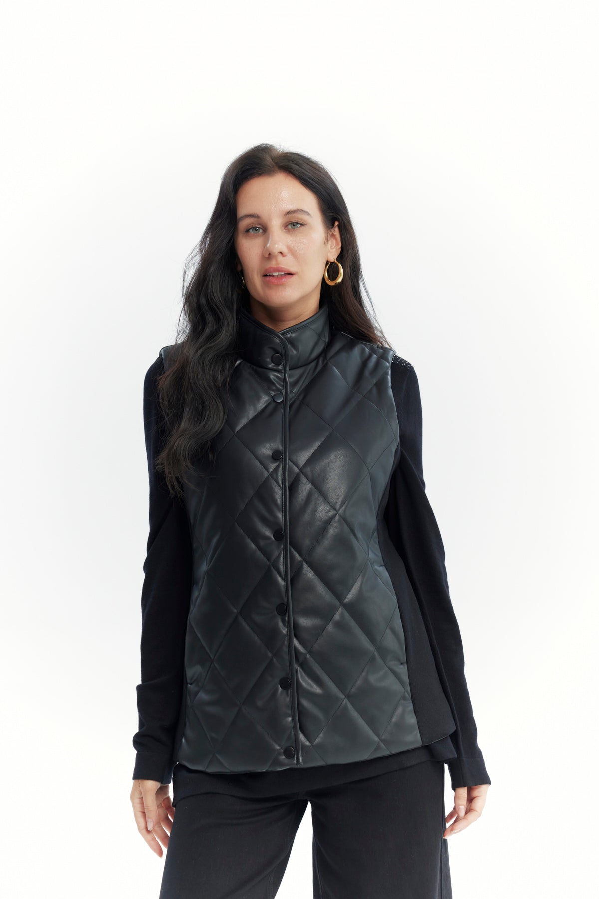 Chaqueta Mujer Regular Negro