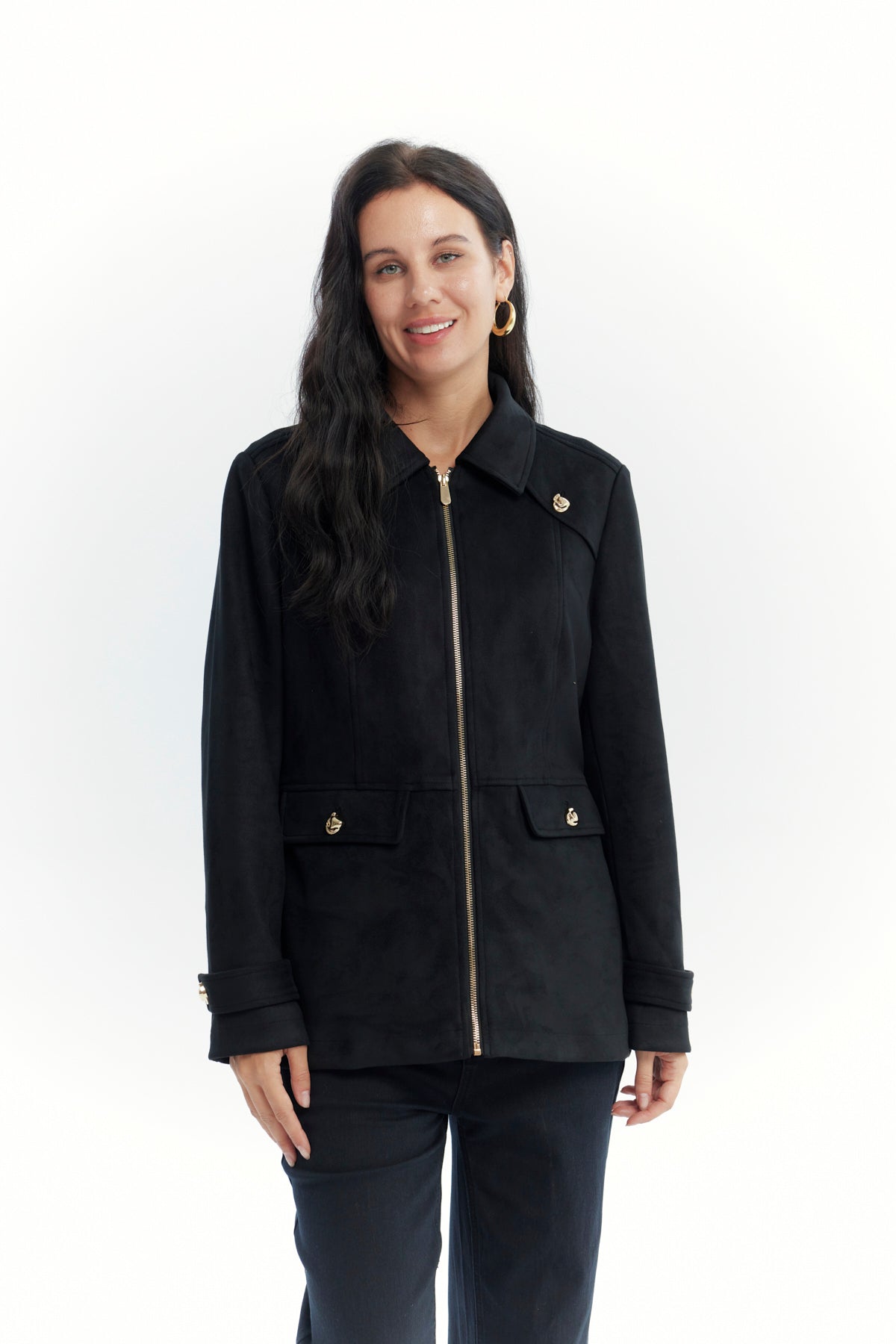 Chaqueta Mujer Slim Negro