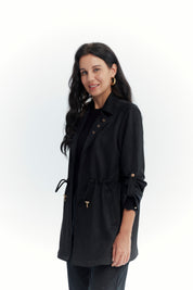Chaqueta Mujer Regular Negro