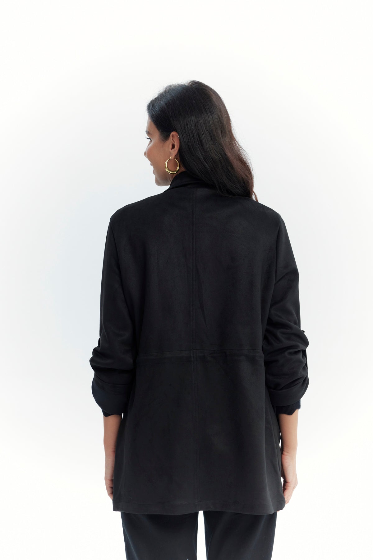 Chaqueta Mujer Regular Negro