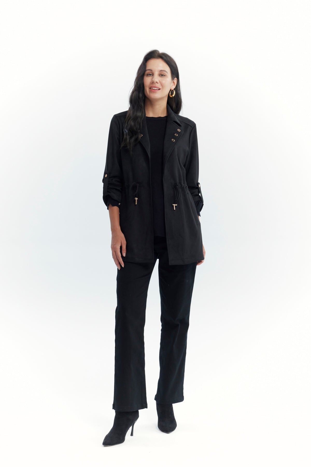 Chaqueta Mujer Regular Negro