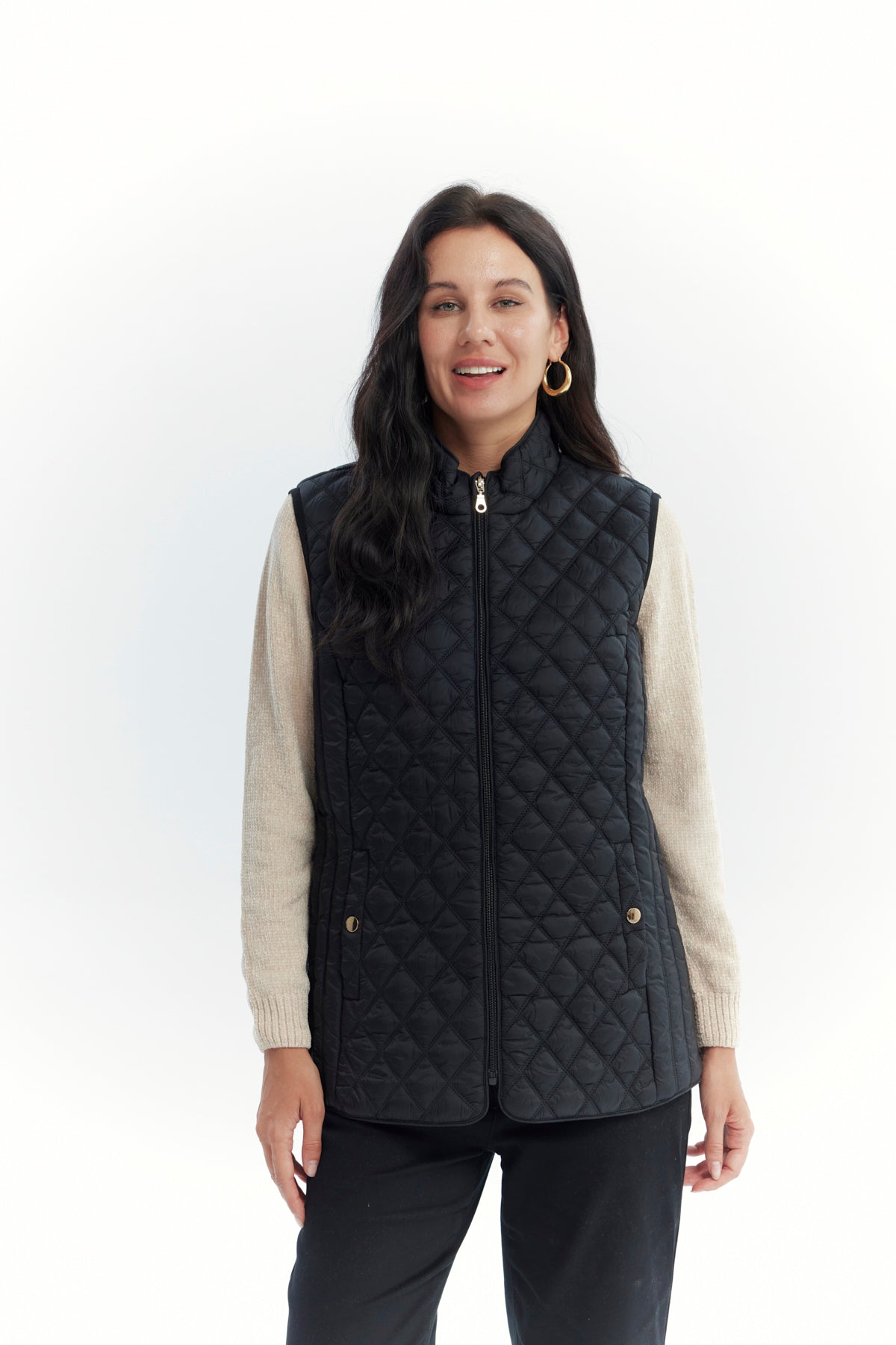 Parka Mujer Regular Negro