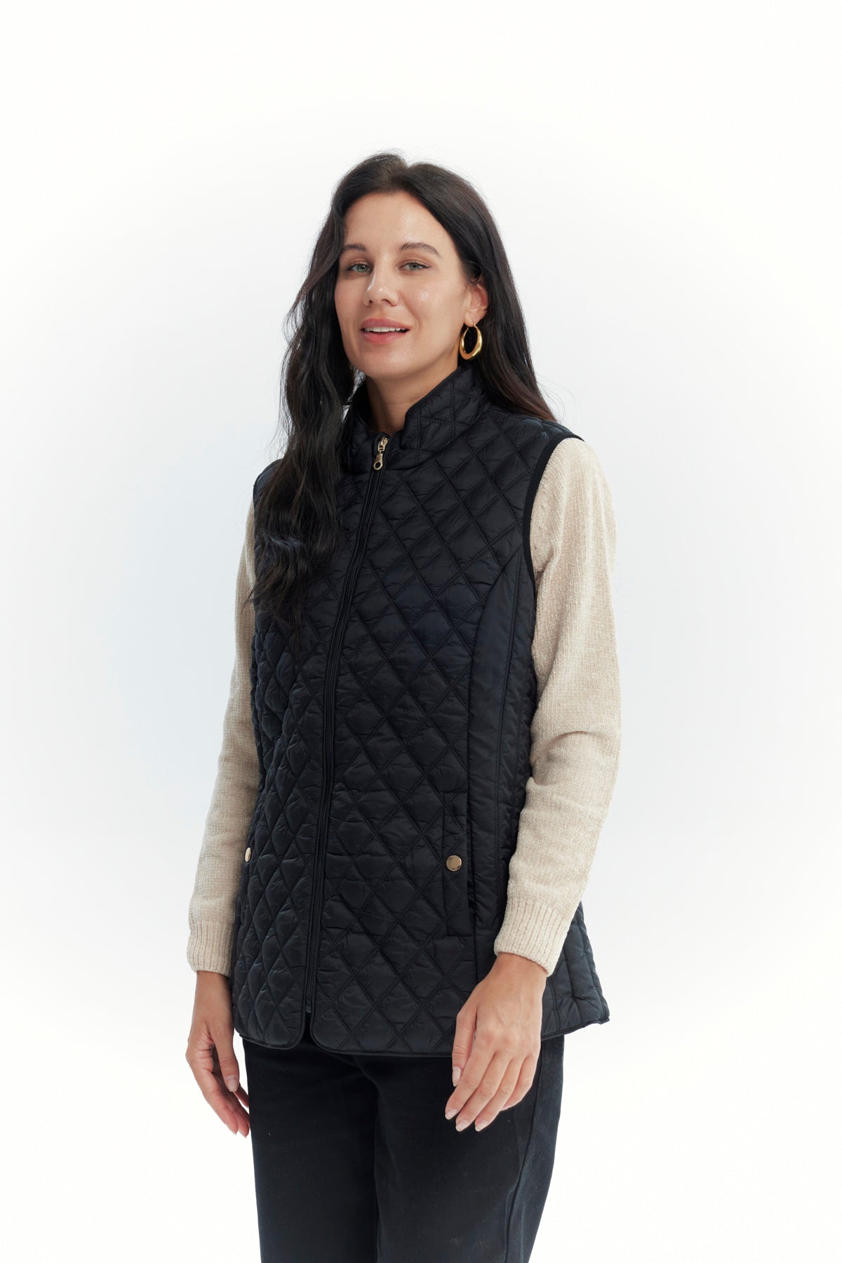 Parka Mujer Regular Negro