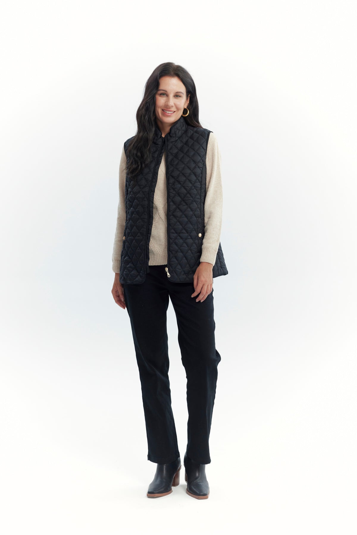 Parka Mujer Regular Negro