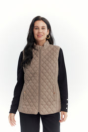 Parka Mujer Regular Beige