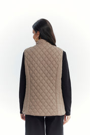 Parka Mujer Regular Beige