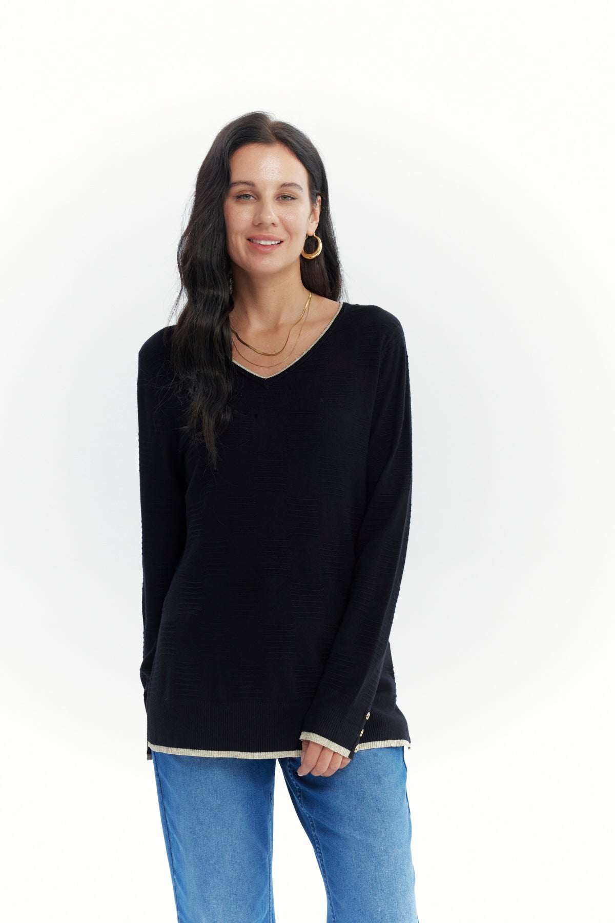 Sweater Mujer Classic Negro