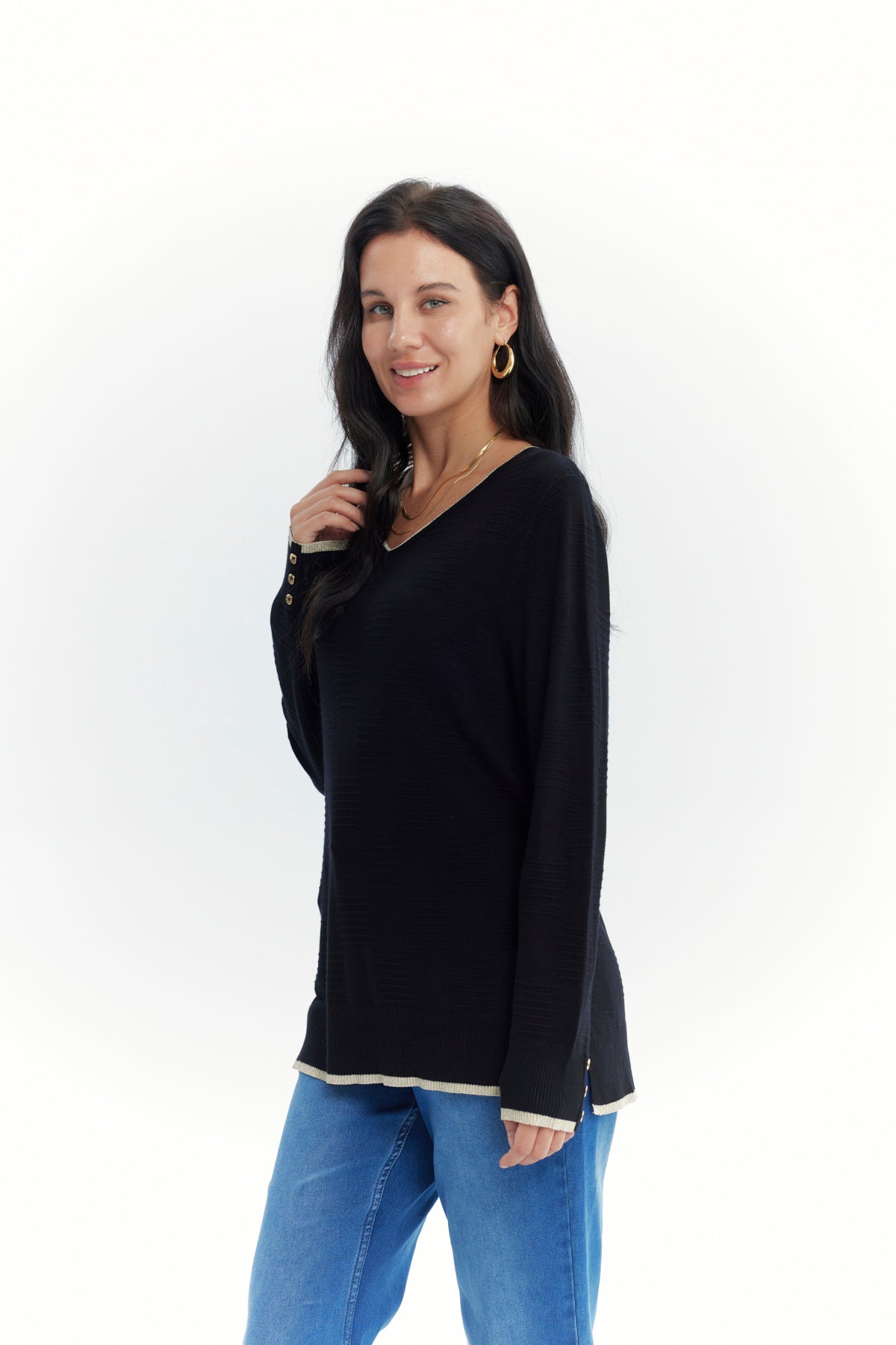 Sweater Mujer Classic Negro