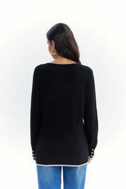 Sweater Mujer Classic Negro