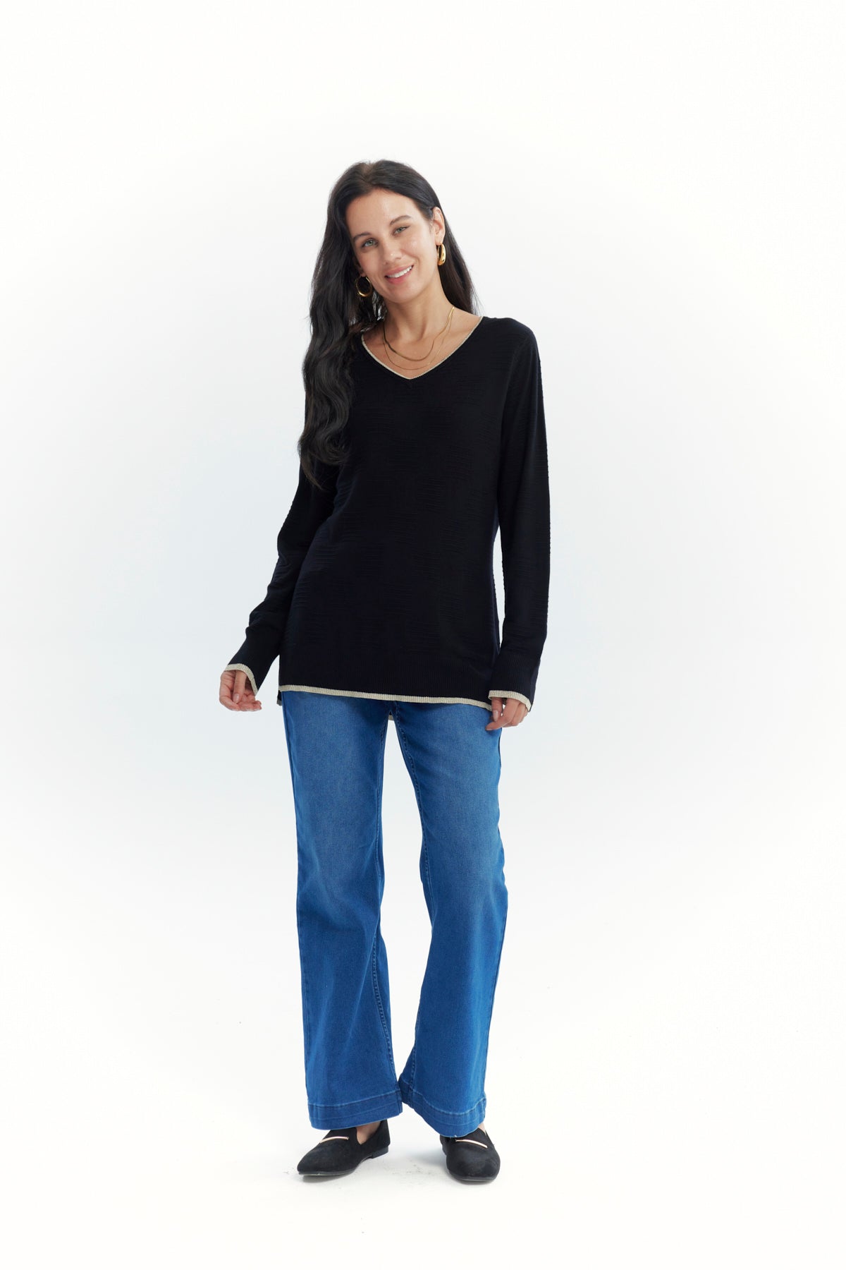Sweater Mujer Classic Negro