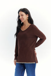 Sweater Mujer Classic Café