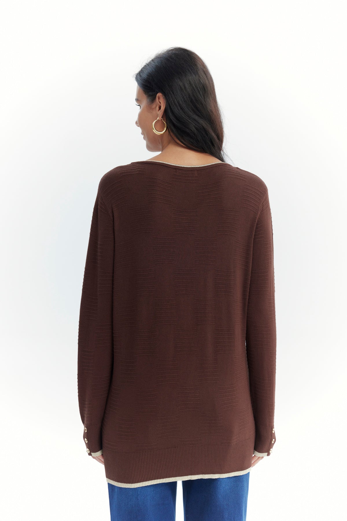 Sweater Mujer Classic Café