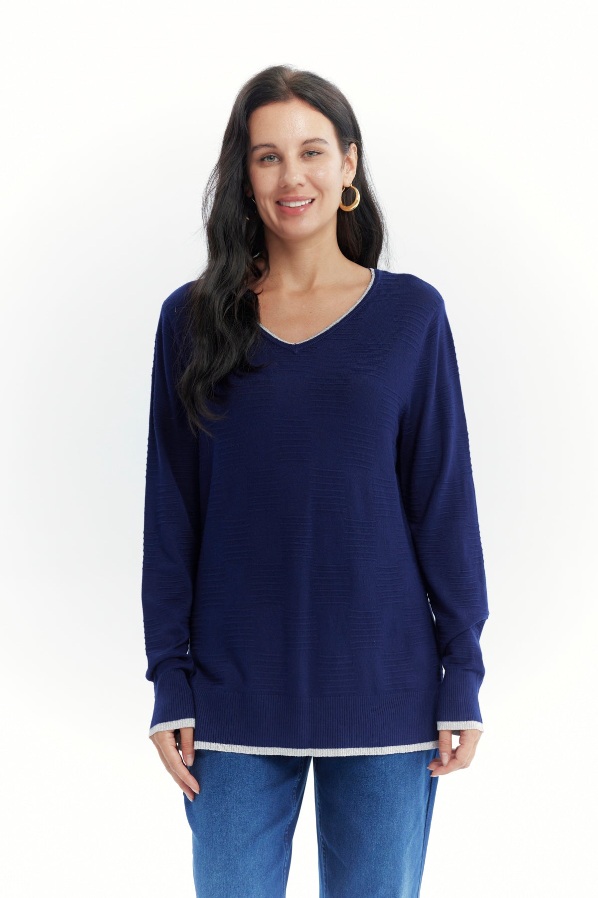 Sweater Mujer Classic Azul