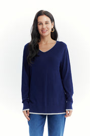Sweater Mujer Classic Azul