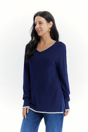 Sweater Mujer Classic Azul